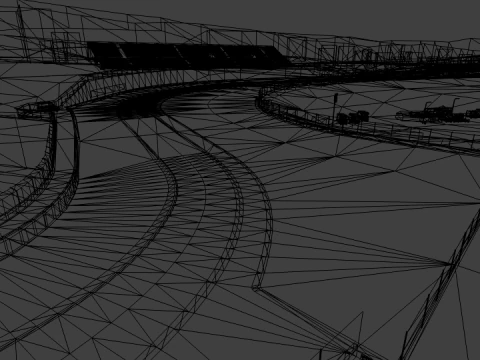 Pista de Mugello It&aacute;lia MotoGp Modelo 3D