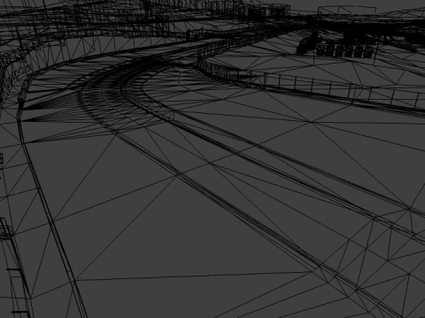 Pista de Mugello It&aacute;lia MotoGp Modelo 3D