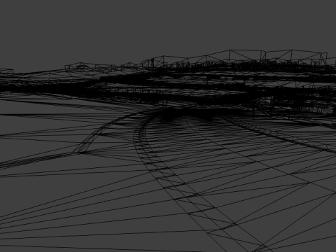 Pista de Mugello It&aacute;lia MotoGp Modelo 3D