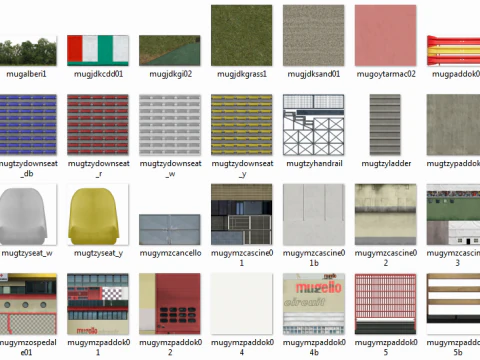 Pista de Mugello It&aacute;lia MotoGp Modelo 3D