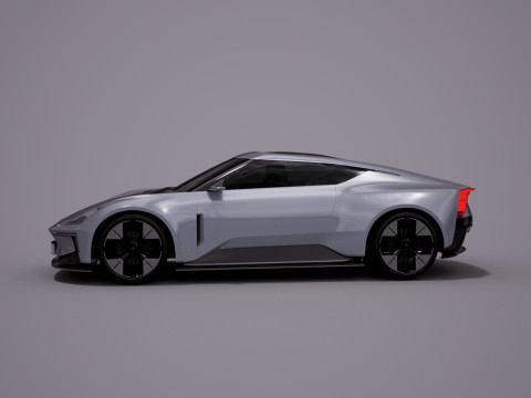 Polestar 02 concept car 2022 model Modello 3D