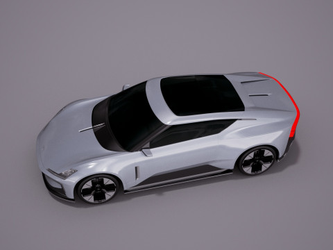 Polestar 02 concept car 2022 model Modello 3D