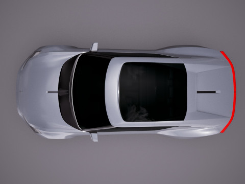 Polestar 02 concept car 2022 model Modello 3D
