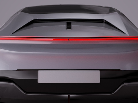 Polestar 02 concept car 2022 model Modello 3D