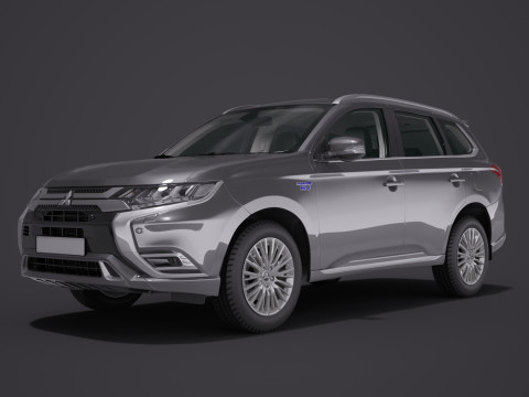 Mitsubishi Outlander 2018 3D Модель