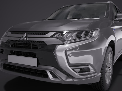 Mitsubishi Outlander 2018 Model 3D
