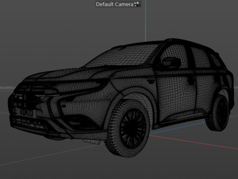 Mitsubishi Outlander 2018 Model 3D