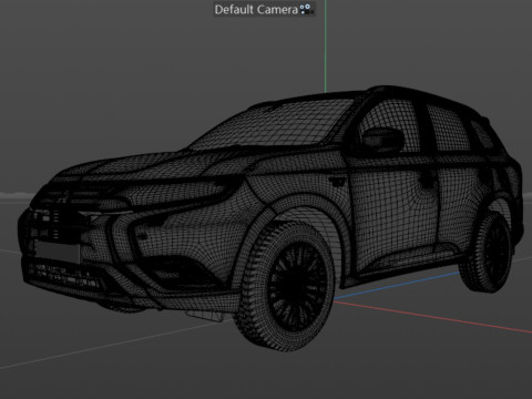Mitsubishi Outlander 2018 Model 3D