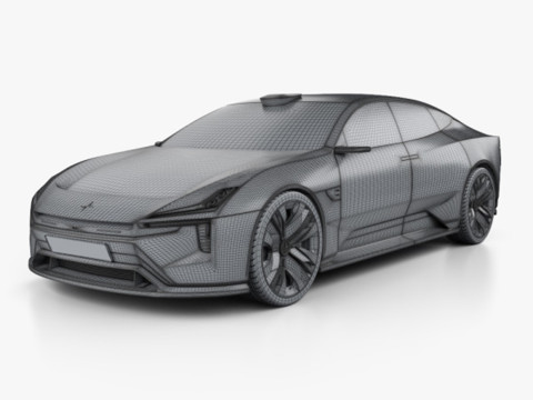 Polestar concept2020 3D मॉडल