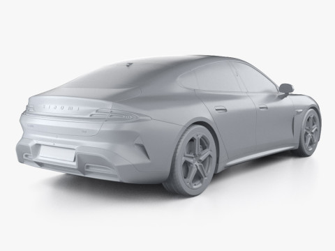Xiaomi SU7 2025 Model 3D