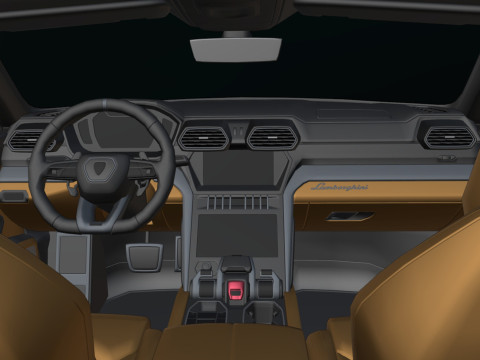 Lambor Urus 2019 3D Model