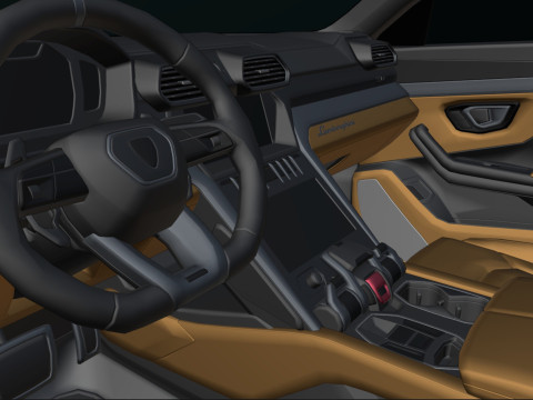 Lambor Urus 2019 3D Model