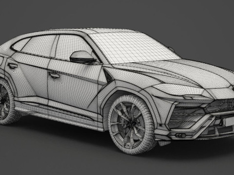 Lambor Urus 2019 3D Model
