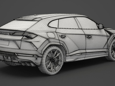 Lambor Urus 2019 3D Model