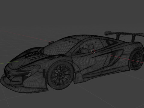 McLaren 650S GT3 2015 3D Model