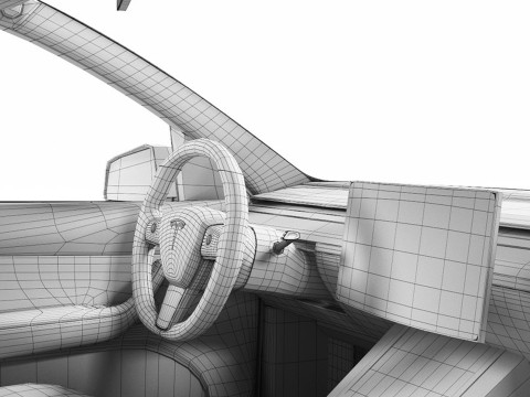 Tesla Model Y Modello 3D