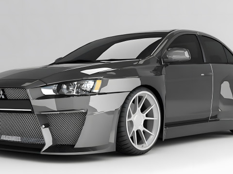 Mitsubishi Lancer Evolution X - 2008-2011 3D Model