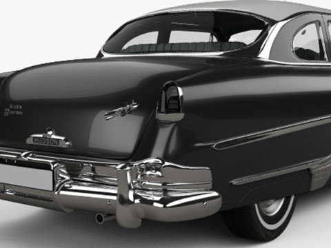 1954 Hudson Hornet Coupe Modelo 3D