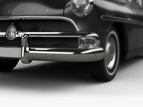 1954 Hudson Hornet Coupe Modelo 3D