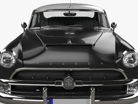 1954 Hudson Hornet Coupe Modelo 3D