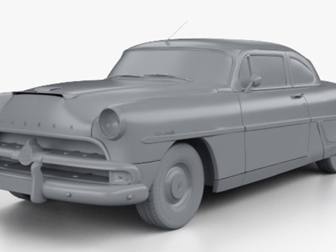 1954 Hudson Hornet Coupe Modelo 3D