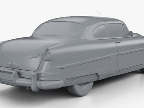 1954 Hudson Hornet Coupe Modelo 3D