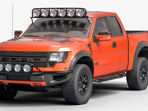 F-150 SVT Raptor 3D मॉडल