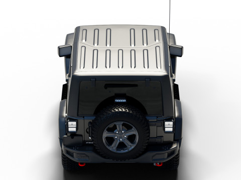 Jeep Wrangler Rubicon Recon JK 2017 Modello 3D