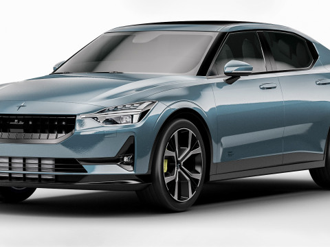 Polestar 2 2020 electric coupe 3D मॉडल