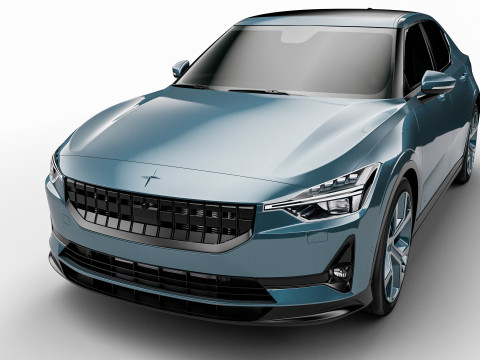Polestar 2 2020 electric coupe 3D Model