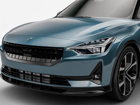 Polestar 2 2020 electric coupe 3D Model