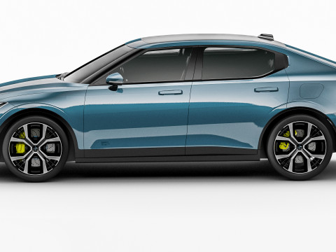 Polestar 2 2020 electric coupe 3D Model