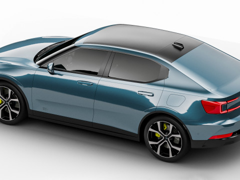 Polestar 2 2020 electric coupe 3D Model