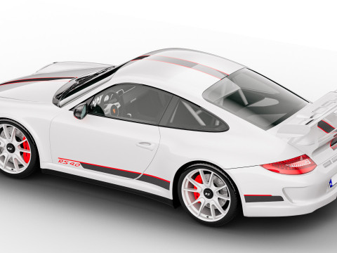 Porsche 911 GT3 RS 2011 Track Edition 3D 模型
