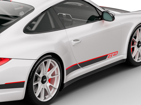 Porsche 911 GT3 RS 2011 Track Edition 3D 模型