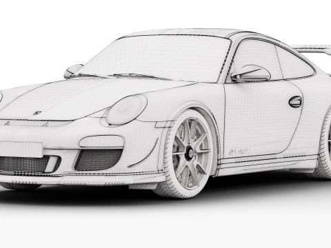 Porsche 911 GT3 RS 2011 Track Edition 3D 模型