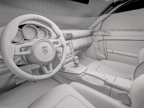 Porsche 911 GT3 RS 2011 Track Edition 3D 模型