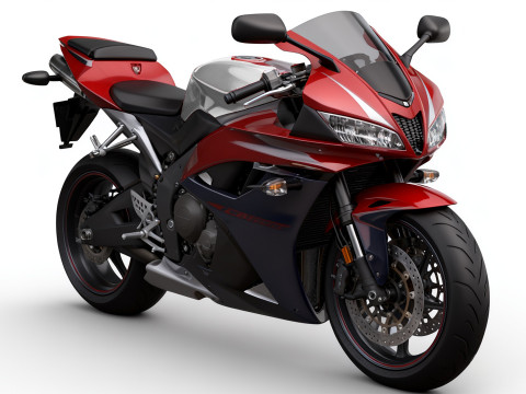 High-Detail Motorcycle Honda CBR600RR 2009 3D Модель