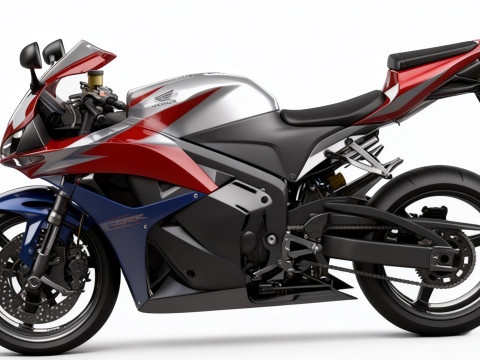High-Detail Motorcycle Honda CBR600RR 2009 3D Модель