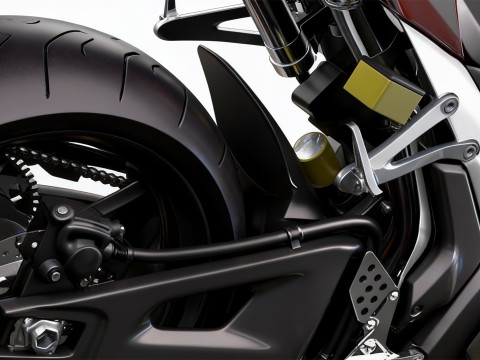 High-Detail Motorcycle Honda CBR600RR 2009 3D Модель