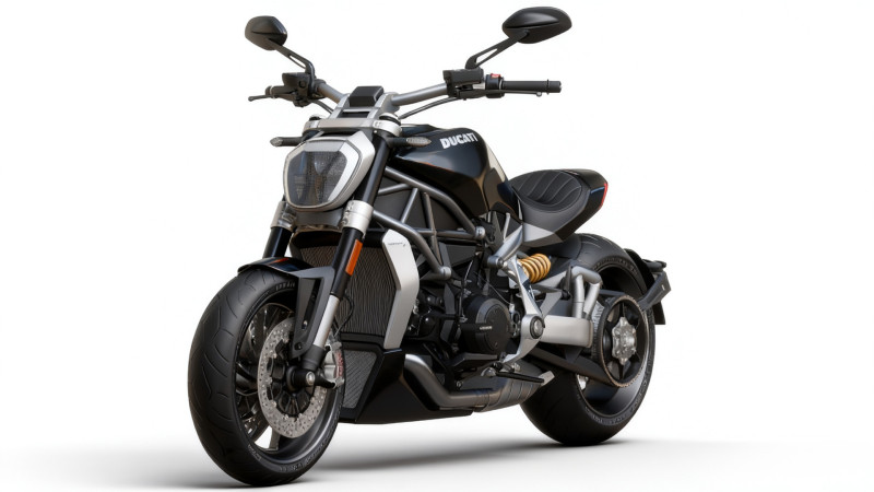 High-Detail Motorcycle Ducati X-Diavel 2016 3D Modell .c4d .max .obj .3ds .fbx .stl .blend