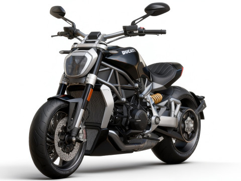 High-Detail Motorcycle Ducati X-Diavel 2016 Modelo 3D
