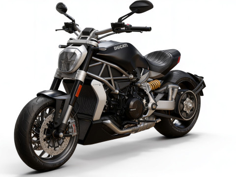 High-Detail Motorcycle Ducati X-Diavel 2016 3D Modell
