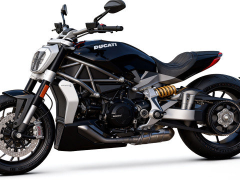 High-Detail Motorcycle Ducati X-Diavel 2016 3D Modell