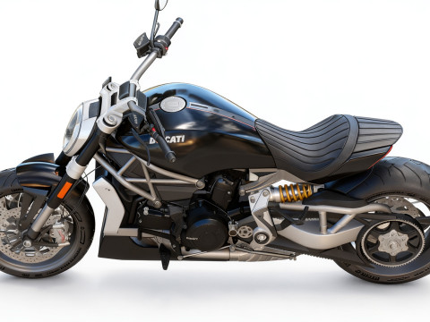 High-Detail Motorcycle Ducati X-Diavel 2016 3D Modell