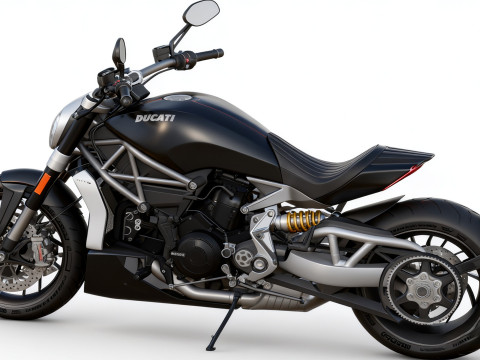 High-Detail Motorcycle Ducati X-Diavel 2016 3D Modell
