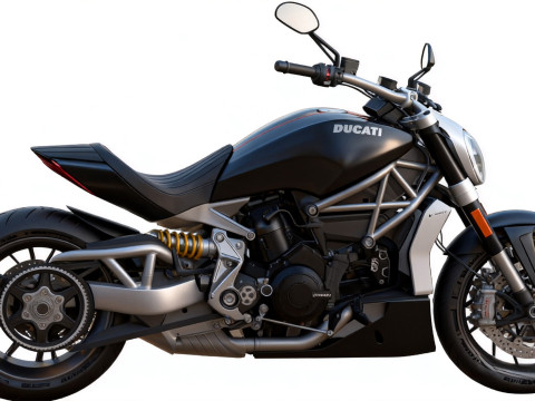 High-Detail Motorcycle Ducati X-Diavel 2016 3D Modell