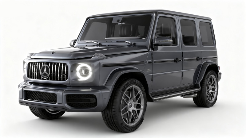 Mercedes-Benz G63 AMG V8 Biturbo G-Class Modelo 3D .c4d .max .obj .3ds .fbx .stl .blend 