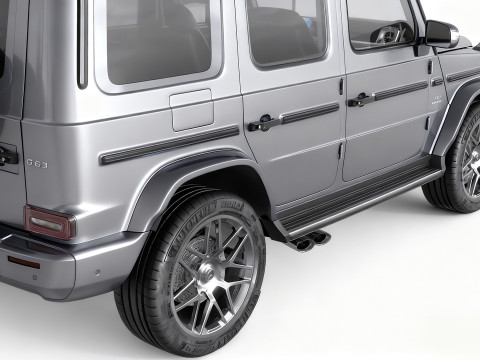 Mercedes-Benz G63 AMG V8 Biturbo G-Class Modelo 3D