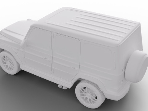 Mercedes-Benz G63 AMG V8 Biturbo G-Class Modelo 3D